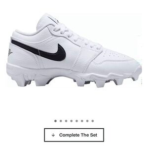 NIKE Air Jordan Boys White Football Cleats